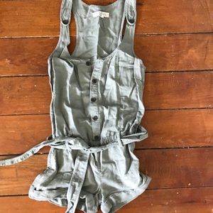 A&F green romper